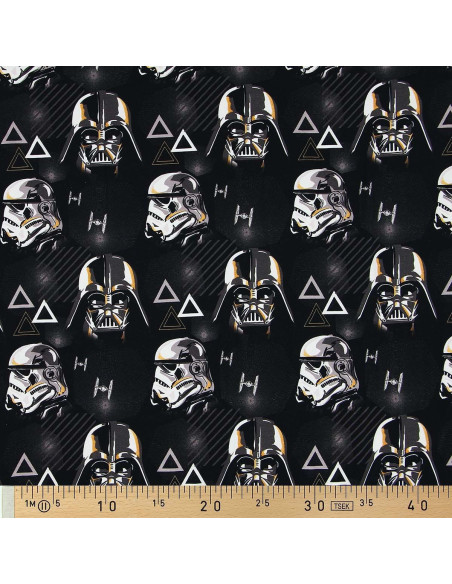 Jersey-Stoff Star Wars - Sturmtruppler und Darth Vader