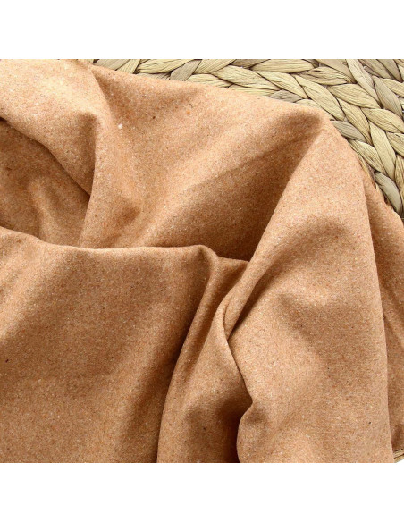 Wollstoff für Mantel - Beige