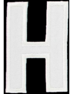 Bügelaufnäher Buchstabe H