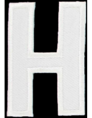 Bügelaufnäher Buchstabe H
