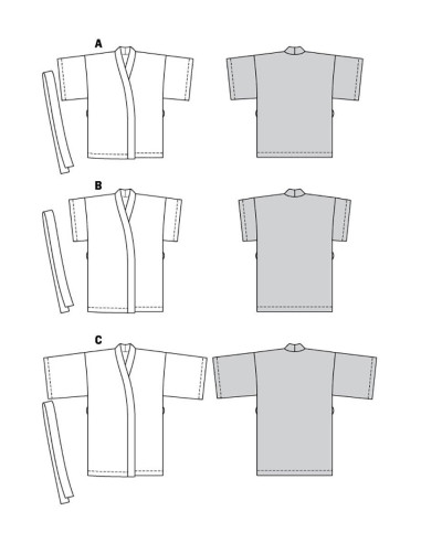 Mantelschnittmuster - Burda 5995