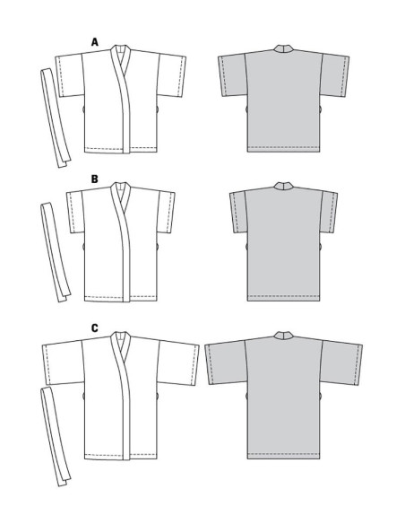 Mantelschnittmuster - Burda 5995