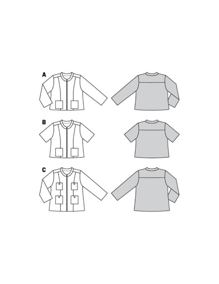 Jackenschnittmuster - Burda 6006