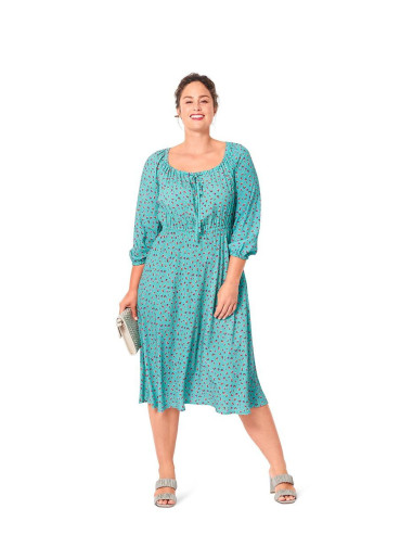 Kleid- und Blusenmuster - Burda 6016