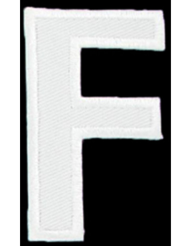 Bügelbild Buchstabe F