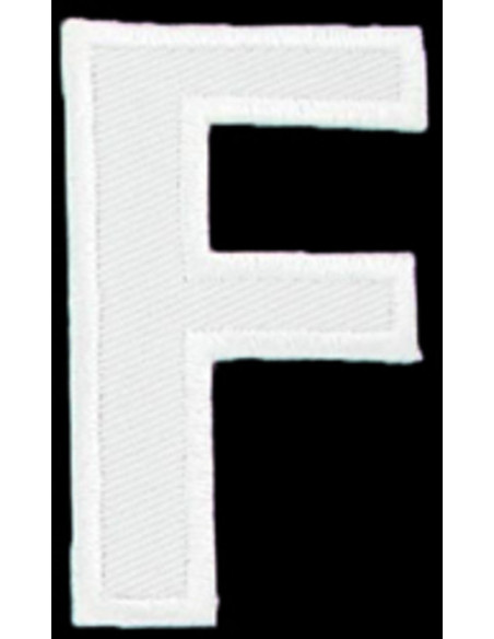 Bügelbild Buchstabe F