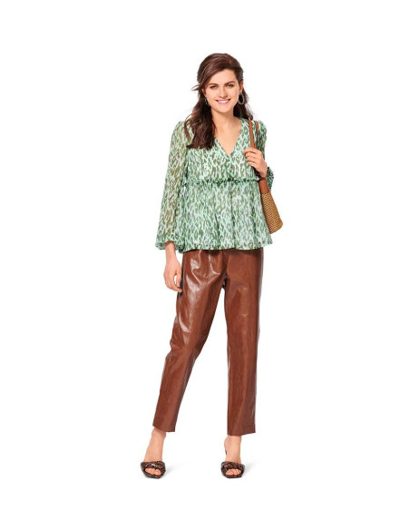 Kleid- und Blusenmuster - Burda 6023