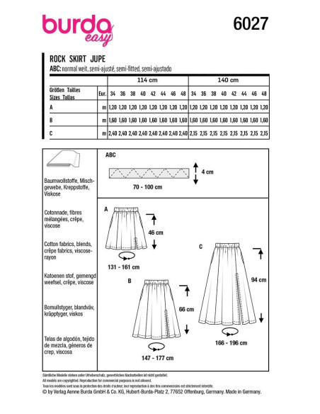 Rockmuster - Burda 6027
