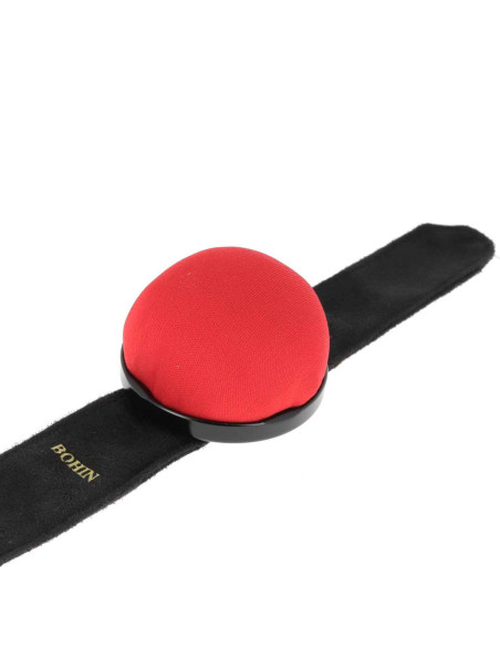 Verstellbares Bohin-Armband für Nadeln - Rot