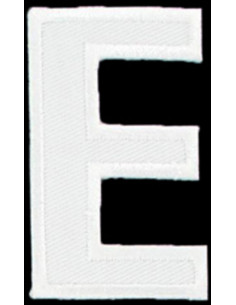Bügelaufnäher Buchstabe E