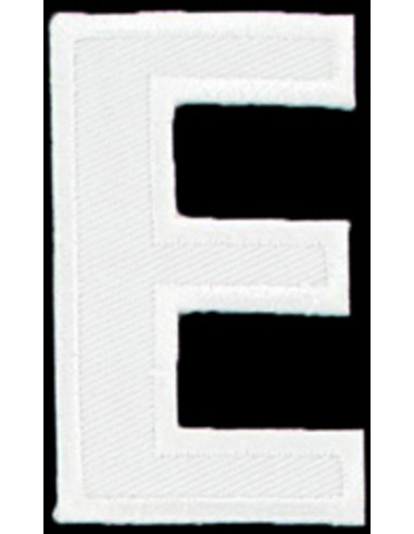 Bügelaufnäher Buchstabe E