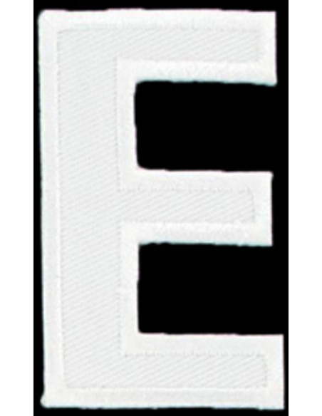 Bügelaufnäher Buchstabe E