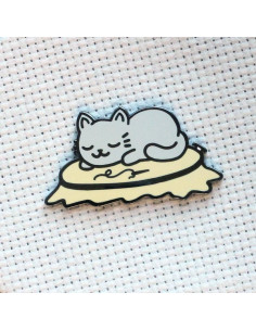 Magnetisches Nadelkissen - Schlafende Katze 2