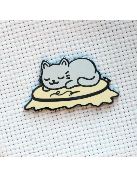 Magnetisches Nadelkissen - Schlafende Katze