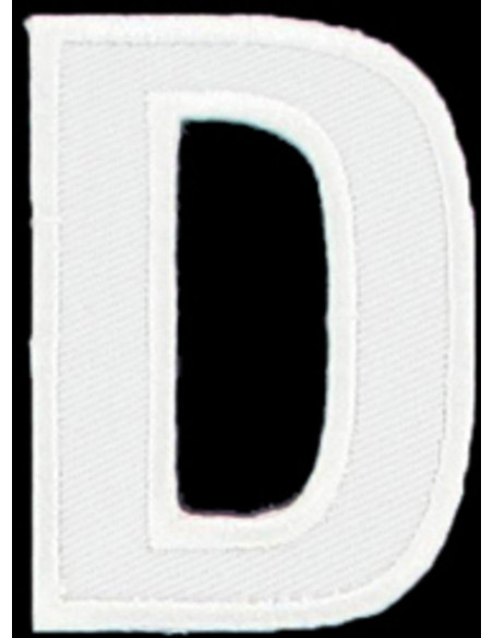 Bügelaufnäher Buchstabe D