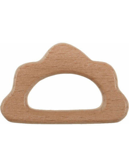 Beißring aus Holz - Wolke