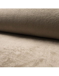 Kuscheliger Plüschstoff - Taupe