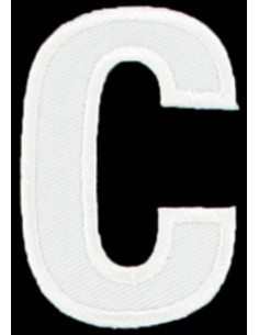 Bügelaufnäher Buchstabe C