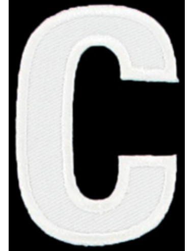 Bügelaufnäher Buchstabe C