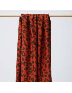 Twill-Viskose-Stoff - Urban Leo Kürbis