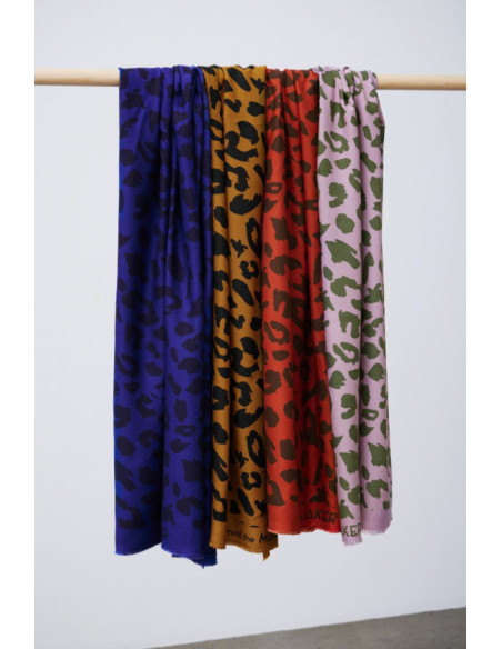 Twill-Viskose-Stoff - Urban Leo Kürbis