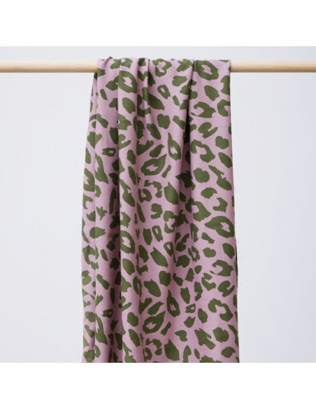 Viscose-Twill-Stoff - Urban Leo Lila