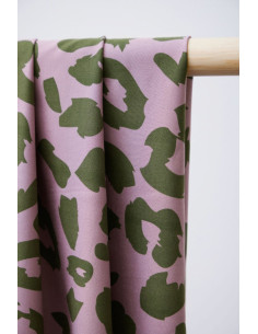 Viscose-Twill-Stoff - Urban Leo Lila 2