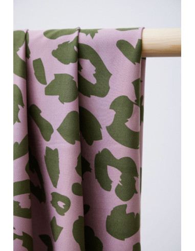 Viscose-Twill-Stoff - Urban Leo Lila