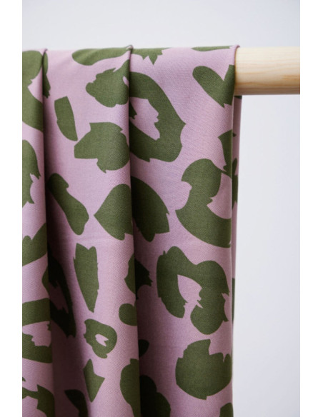 Viscose-Twill-Stoff - Urban Leo Lila