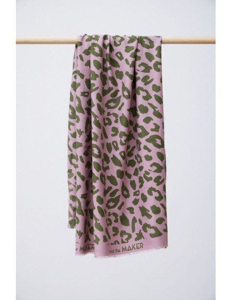 Viscose-Twill-Stoff - Urban Leo Lila