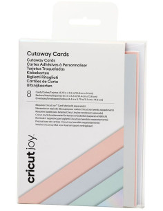 Set mit 8 selbstklebenden Karten mit Umschlägen R20 Pastell Cricut