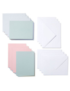 Set mit 8 selbstklebenden Karten mit Umschlägen R20 Pastell Cricut 2