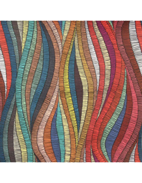 Liegestuhlstoff - Rotes Kenia