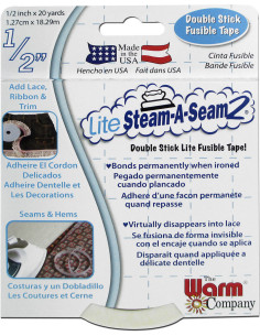 Doppelseitiges Bügelband Lite Steam-A-Seam2 - 1,27 cm x 18,29 m