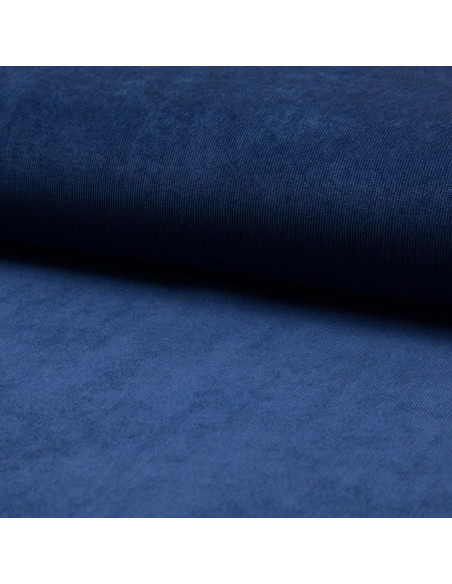 Millefaser-Samtstoff - Blau