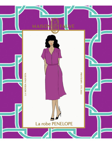 Pénélope-Kleidmuster - Maison Fauve