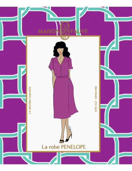 Pénélope-Kleidmuster - Maison Fauve