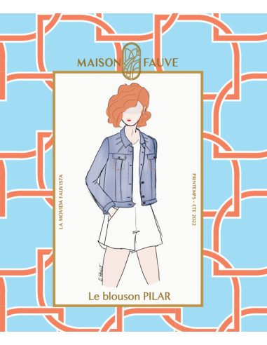 Jackenschnittmuster Pilar - Maison Fauve