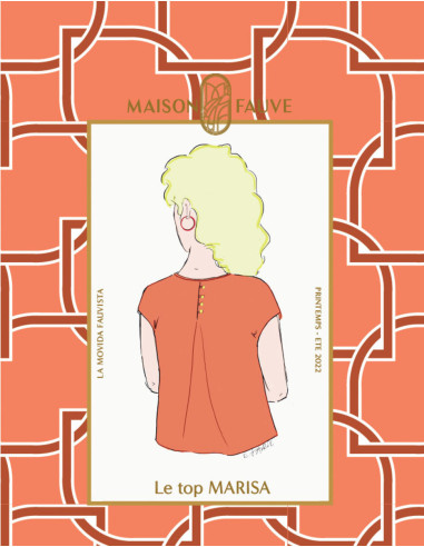 Top-Schnittmuster Marisa - Maison Fauve