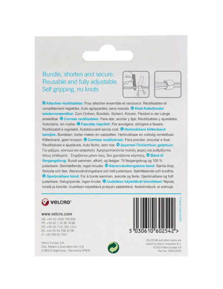 VELCRO® ONE-WRAP® Kabelbinder 30mm x 5M schwarz