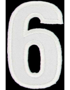 Bügelbild Zahl 6 oder 9