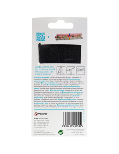 VELCRO® ONE-WRAP® Kabelbinder 12mm x 20cm x 5 mehrfarbig
