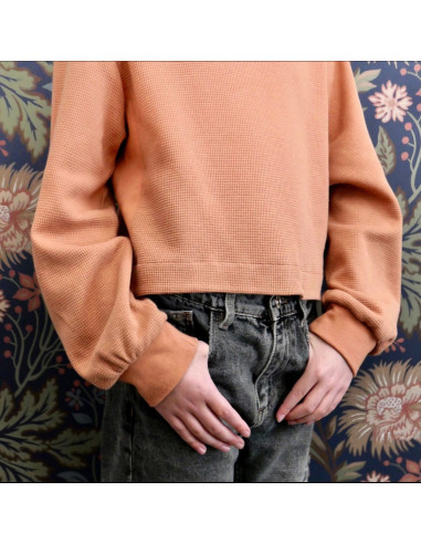 Vancouver Kinder-Kurzes Sweatshirt-Muster - Ikatee