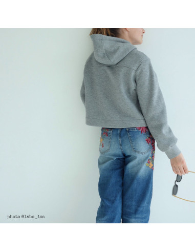 Vancouver Kinder-Kurzes Sweatshirt-Muster - Ikatee