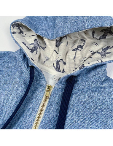 Vancouver Kinder-Kurzes Sweatshirt-Muster - Ikatee