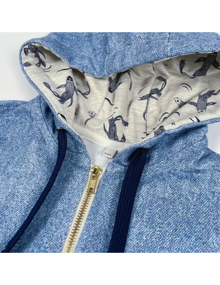 Vancouver Kinder-Kurzes Sweatshirt-Muster - Ikatee