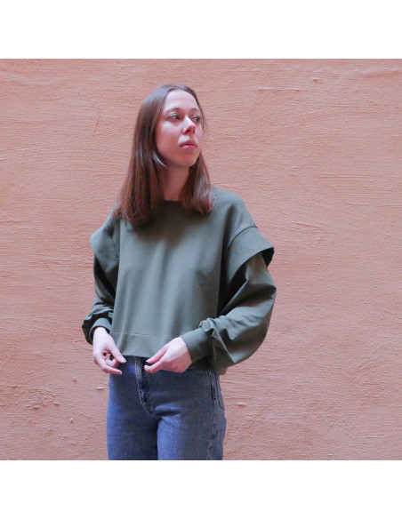Kurzer Sweatshirt-Schnitt Vancouver - Ikatee