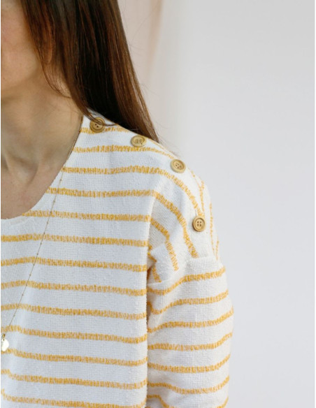Sweatshirt-Schnittmuster, Pullover Horizon - Atelier Scämmit