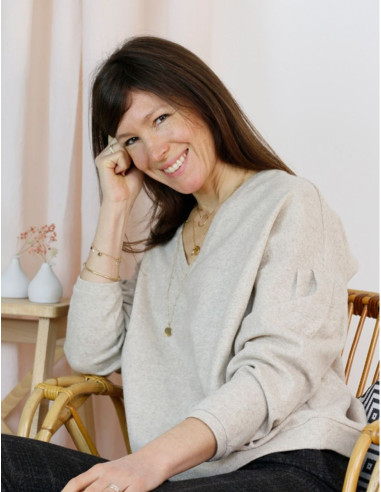 Sweatshirt-Schnittmuster, Pullover Horizon - Atelier Scämmit