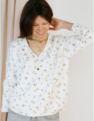 Sweatshirt-Schnittmuster, Pullover Horizon - Atelier Scämmit